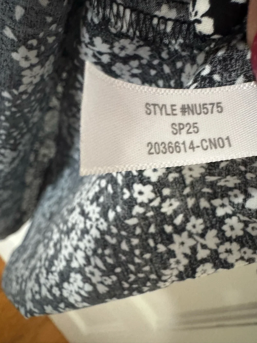 Madewell Black and White Floral Print Dress sz 4